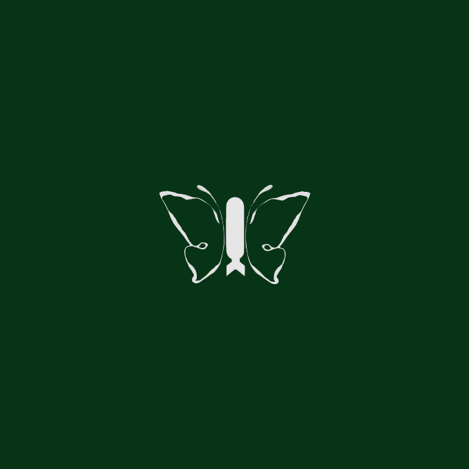 green butterfly logo